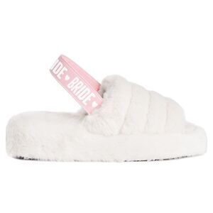 XO Fetti Bride Strap Slippers